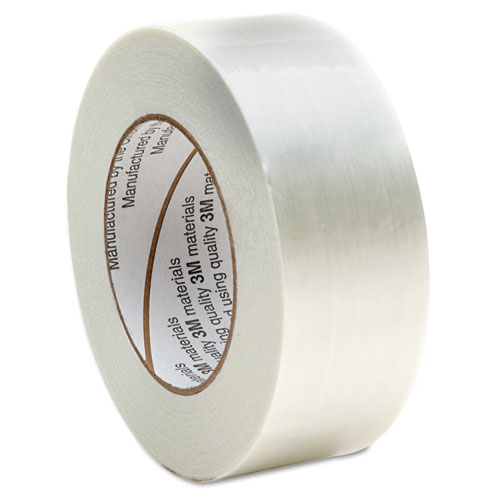 7510001594450, SKILCRAFT Filament/Strapping Tape, 3" Core, 2" x 60 yds, White