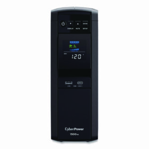 PFC Sinewave CP1500PFCLCD UPS Battery Backup, 12 Outlets, 1,500 VA, 1,030 J