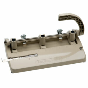 7520014316251, SKILCRAFT Heavy-Duty Three-Hole Punch, 13/32" Holes, 28-Sheet, Black