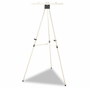 7520014567876, SKILCRAFT Aluminum Lightweight Telescoping Display Easel, 35" to 64", Silver