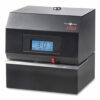 3700 Heavy-Duty Time Clock and Document Stamp, Digital Display, Black - Image 2