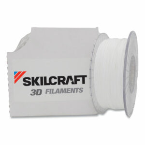 7045016858918, SKILCRAFT 3D Printer Acrylonitrile Butadiene Styrene Filament, 1.75 mm, White