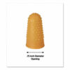 Fingertip Pads, Size 13, Extra Large, Amber, 12/Pack - Image 2