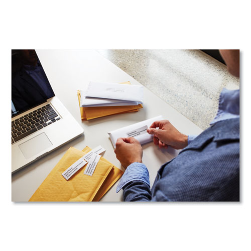LabelWriter Address Labels, 1.12" x 3.5", White, 350 Labels/Roll, 2 Rolls/Pack - Image 2