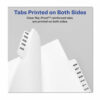 Preprinted Legal Exhibit Side Tab Index Dividers, Avery Style, 25-Tab, 226 to 250, 11 x 8.5, White, 1 Set, (1339) - Image 4