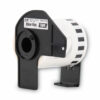 Continuous Film Label Tape, 2.4" x 50 ft Roll, Clear - Image 2