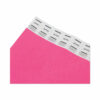 Crowd Management Wristbands, Sequentially Numbered, 9.75" x 0.75", Neon Pink, 500/Pack - Image 3