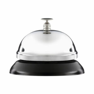 Call Bell, 3.38" Diameter, Brushed Nickel