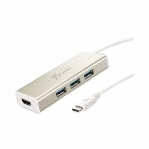 USB-C Hub and 4K HDMI, 3 Ports, Silver