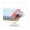 Hardboard Clipboard, 0.75" Clip Capacity, Holds 5 x 8 Sheets, Brown - Image 4