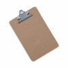 Hardboard Clipboard, 0.75" Clip Capacity, Holds 5 x 8 Sheets, Brown, 3/Pack - Image 8