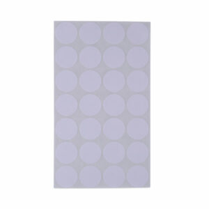 Self-Adhesive Removable Color-Coding Labels, 0.75" dia, White, 28/Sheet, 36 Sheets/Pack