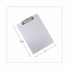 Aluminum Clipboard with Low Profile Clip, 0.5" Clip Capacity, Holds 8.5 x 11 Sheets, Aluminum - Image 4