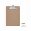 Hardboard Clipboard, 1.25" Clip Capacity, Holds 8.5 x 11 Sheets, Brown, 3/Pack - Image 5