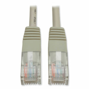 CAT5e 350 MHz Molded Patch Cable, 100 ft, Gray