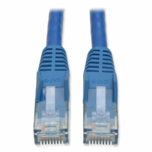 CAT6 Gigabit Snagless Molded Patch Cable, 14 ft, Blue