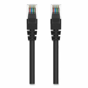 CAT6 UTP Computer Patch Cable, 10 ft, Black