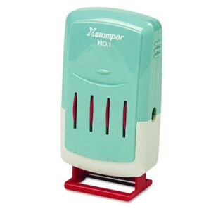 VersaDater Line Dater, Message Dater, 1 x 0.16, Pre-Inked, Red