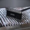 Sparta Broiler Master Grill Brush and Scraper with Handle, Metal Bristles, 30.5" Black Wood Handle - Image 5