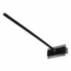 Sparta Broiler Master Grill Brush and Scraper with Handle, Metal Bristles, 30.5" Black Wood Handle - Image 2