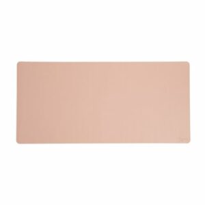 Vegan Leather Desk Pads, 36 x 17, Light Pink