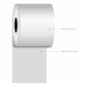 Sticky Media, 3.15" x 270 ft, White, 12 Rolls/Carton