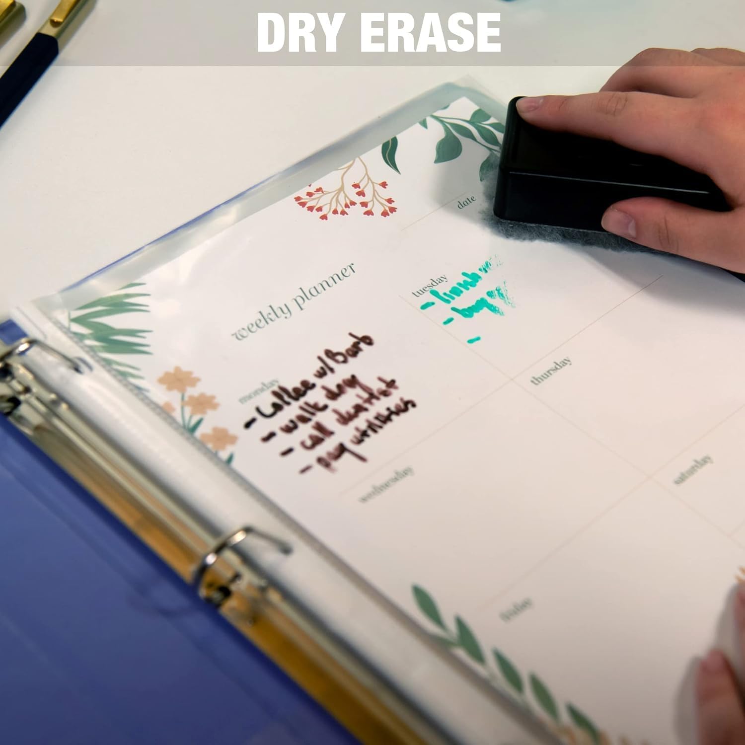 Samsill Heavy Duty Sheet Protectors for 3 Ring Binders, 8.5 x 11 Clear Page Protectors, Plastic Sleeves & Report Covers, Acid Free Archival Safe Document Protectors - Image 7