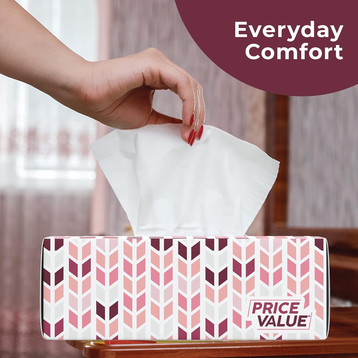 Facial Tissues boxes 230 Sheets Per Box 8 Boxes. Premium Soft Gentle and Durable in A Stylish Box - 1,840 Sheets - Image 6