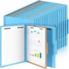 Skyygemm 60 Pcs Classification Folders Letter Size, 1 Divider Pressboard File Folder with Fasteners, Expanding File Organizer - Image 8