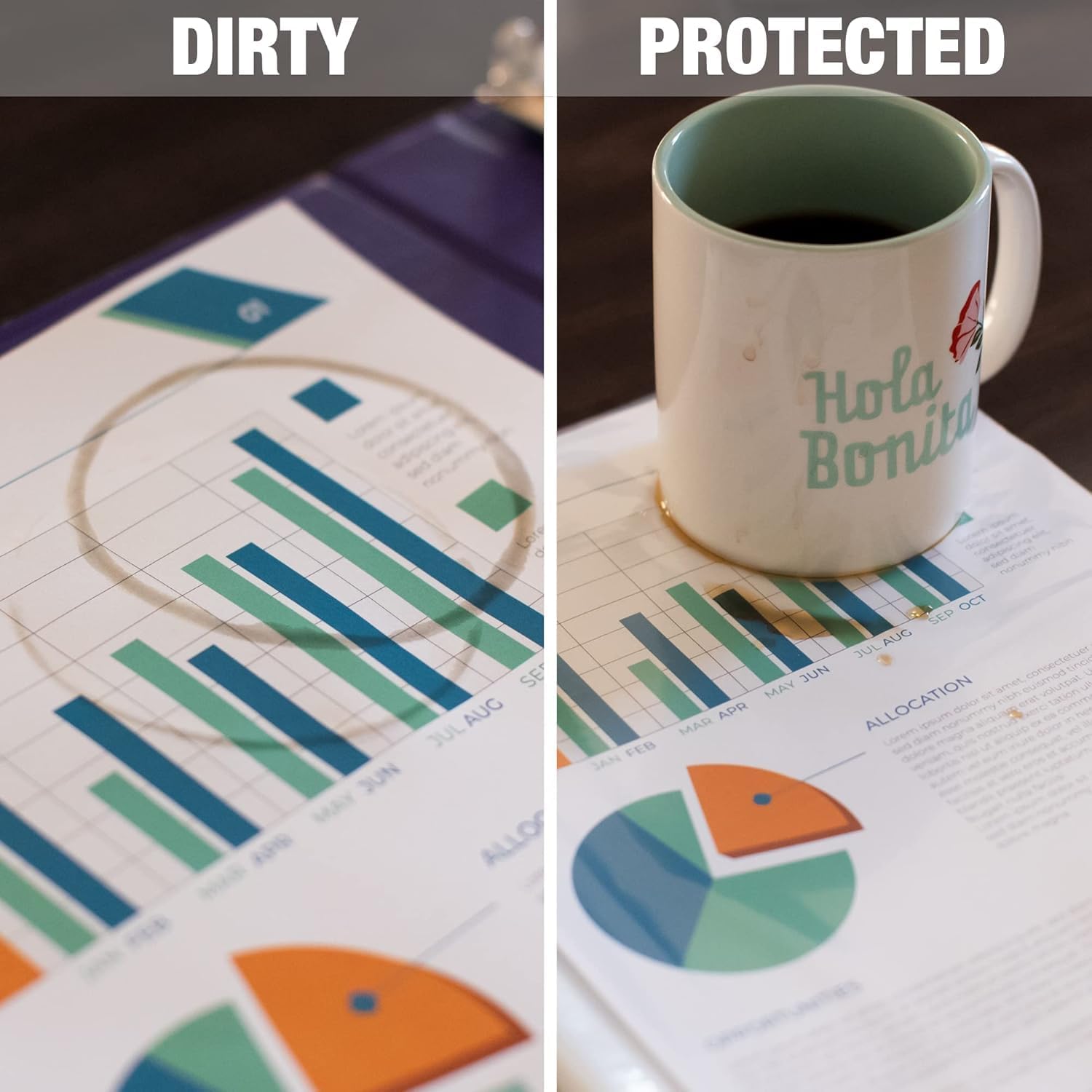 Samsill Heavy Duty Sheet Protectors for 3 Ring Binders, 8.5 x 11 Clear Page Protectors, Plastic Sleeves & Report Covers, Acid Free Archival Safe Document Protectors - Image 4