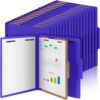 Skyygemm 60 Pcs Classification Folders Letter Size, 1 Divider Pressboard File Folder with Fasteners, Expanding File Organizer - Image 11